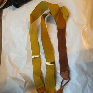 Vintage Gold Suspenders